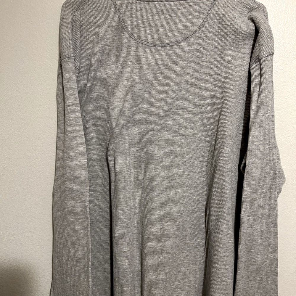 Men’s Wrangler Authentics 3 Button Waffle Knit Lo… - image 2